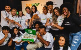 Integrantes da gerando falcões envolvidos na criação do Sub da Quebrada da Subway