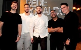 Lucas Zafra, Ronald, Kaique Torres, Douglas Buiu e Thiago Cavalcante coordenarão o projeto da Rede Ronaldo (Crédito: Giovanni Albino)